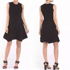 Torn By Ronny Kobo Fit Flare Sleeveless Black Cocktail Dress Women's Large